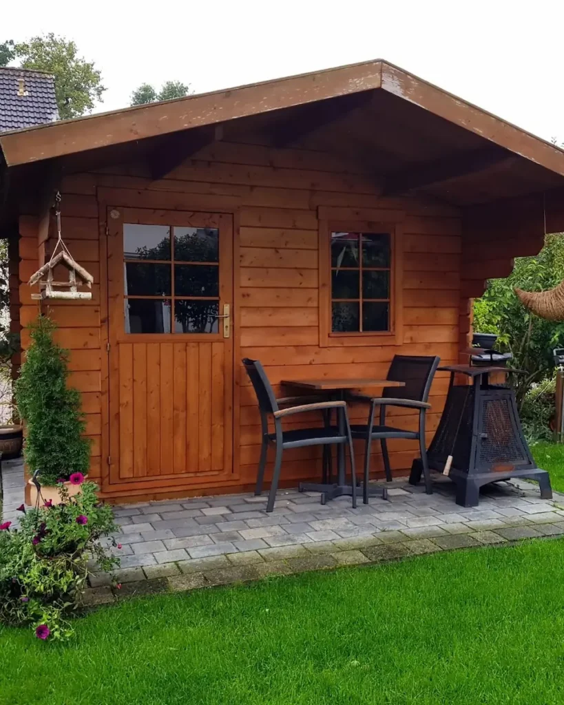 Dřevěný zahradní domek