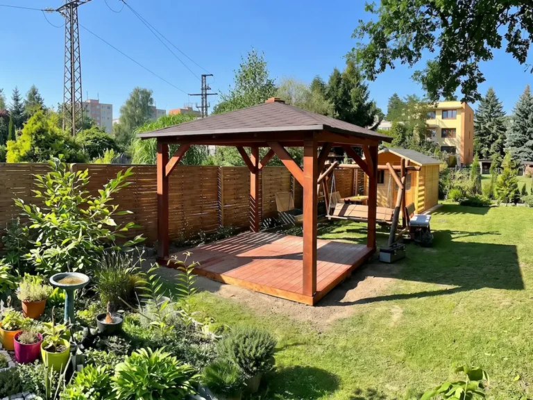 Dřevěná pergola