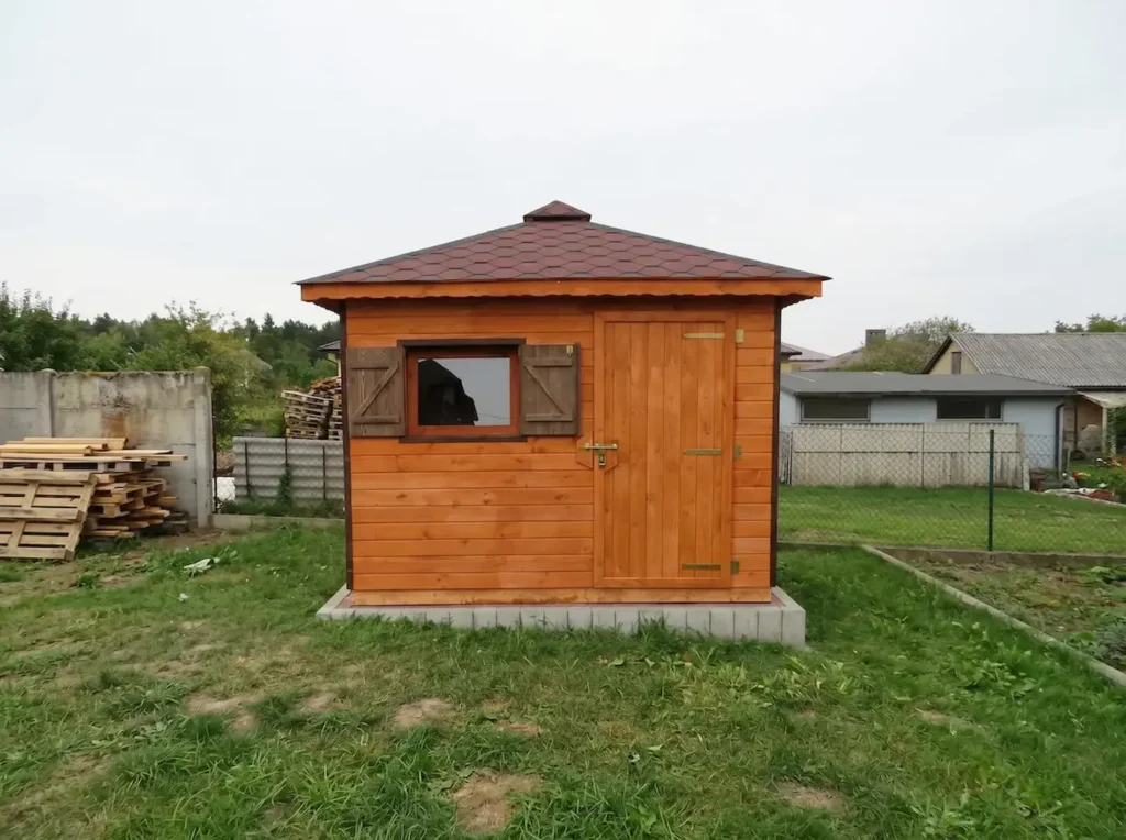 Dřevěný zahradní domek